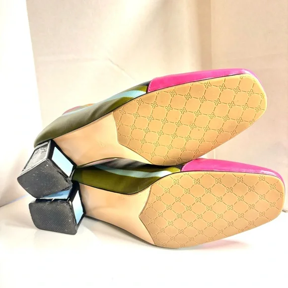 Fedoras Women Ankle High Heel Leather Shoes Size 40 - Picture 11 of 12